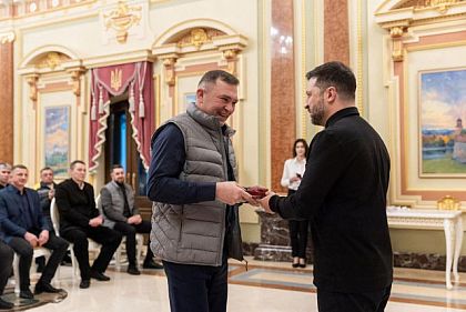 Зеленський відзначив енергетика Криворізької ТЕС орденом «За мужність»