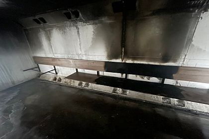 В Кривом Роге подожгли одно из модульных укрытий