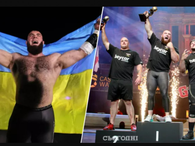 Український стронгмен захистив титул найсильнішої людини світу