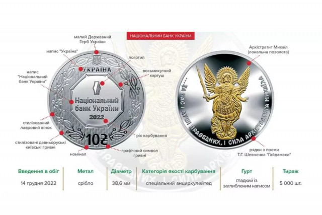 Нацбанк ввел в обращение новую памятную монету