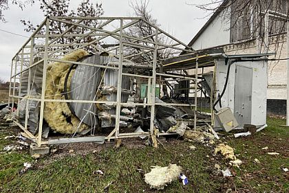 Внаслідок ворожих обстрілів міста Нікополь поранено одну людину