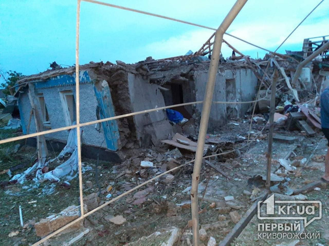 В селах Зеленодольської ОТГ на Криворіжжі повністю зруйновано понад півтора десятки будинків