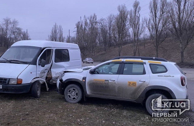 В Кривом Роге на месте концентрации ДТП случилась авария