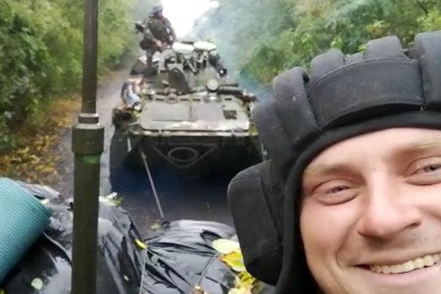 Криворожские танкисты затрофеили вражеские танки на востоке Украины