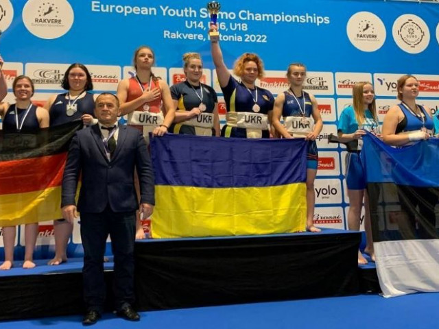 Спортсмены Днепропетровщины завоевали 14 медалей на Чемпионате Европы по сумо