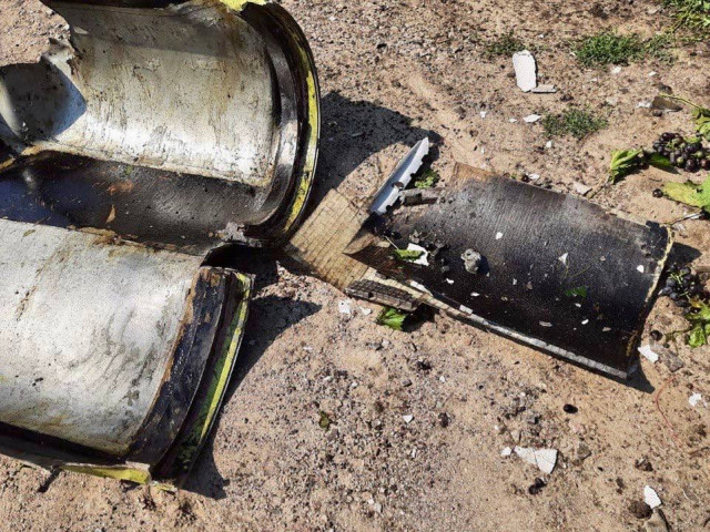 В Днепропетровском облсовете показали остатки крылатых ракет «Калибр», которые сегодня сбили над Днепропетровщиной