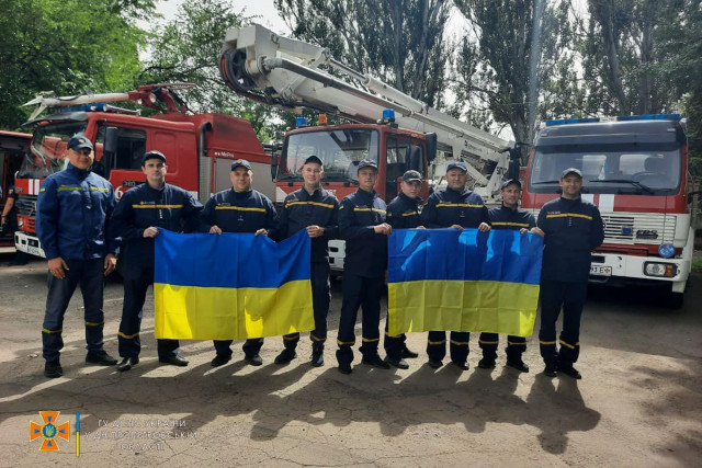Спасателей Криворожского района наградили за добросовестный труд