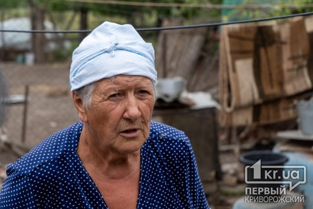 В 20 километрах от фронта: как на Криворожье под обстрелами живет пенсионерка
