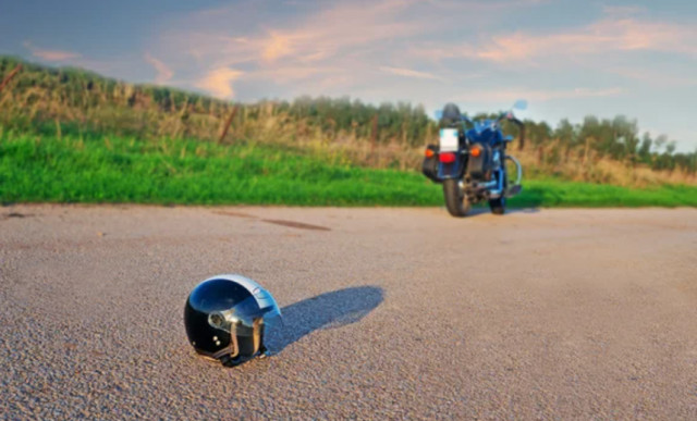 На выходных в Кривом Роге произошло ДТП: пострадал мотоциклист