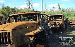 В Херсоне уничтожены и выведены из строя семь грузовиков Урал