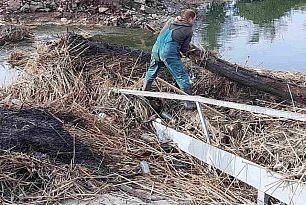 У Широківській громаді показали, як прибирають узбережжя Інгульця