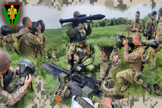 Військові 17-ї бригади проходять інструктаж по використанню іноземної протитанкової зброї