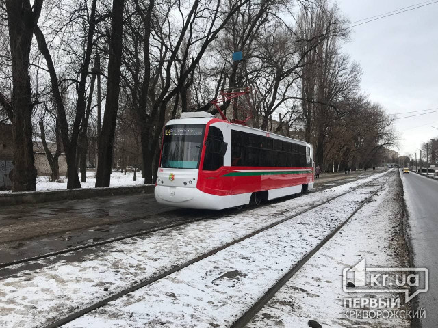 В Кривом Роге запустили новый трамвай