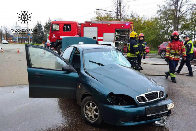 В Кривом Роге в результате ДТП пострадала семья с двумя детьми