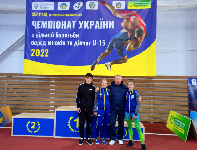 Криворожские спортсмены завоевали призовые места на Чемпионате Украины по вольной борьбе
