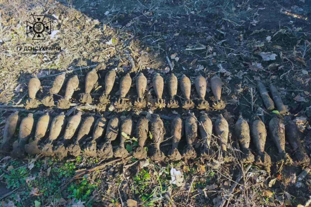 У Криворізькому районі піротехніки ДСНС знищили 34 застарілих боєприпасів