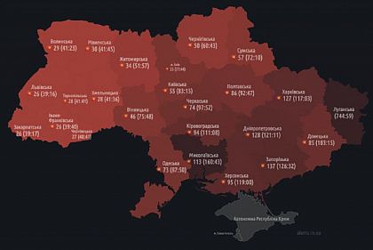 В октябре воздушная тревога в Кривом Роге длилась почти 122 часа