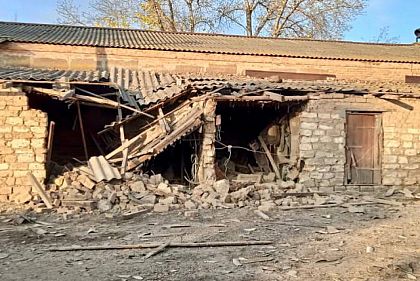 Оккупанты обстреляли Никопольский район из тяжелой артиллерии и «Градов»