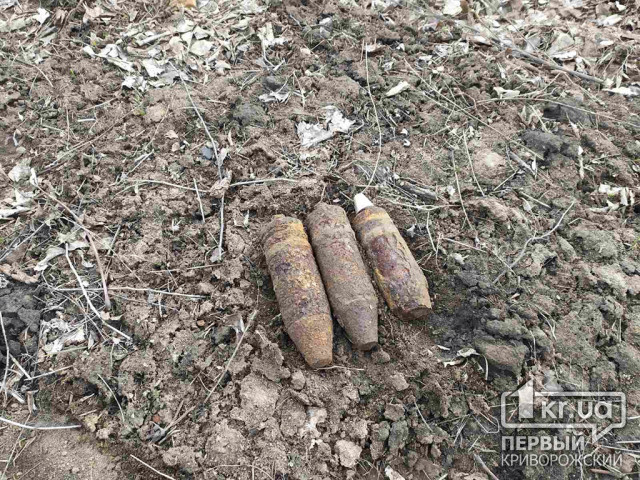 В Софиевском районе обнаружили 3 взрывоопасных снаряда