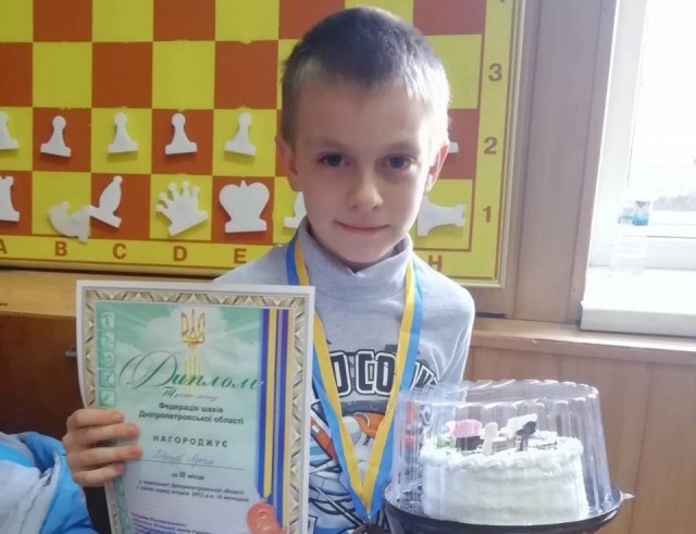 Криворожский школьник стал бронзовым призером областного чемпионата по шахматам