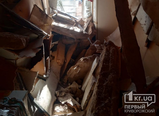 На ребенка рухнула крыша частного дома в Кривом Роге