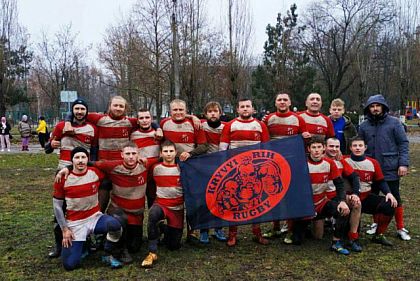 Криворожские регбисты сыграли товарищеский матч