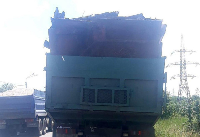 Водителя грузовика с металлоломом без документов задержали криворожские копы