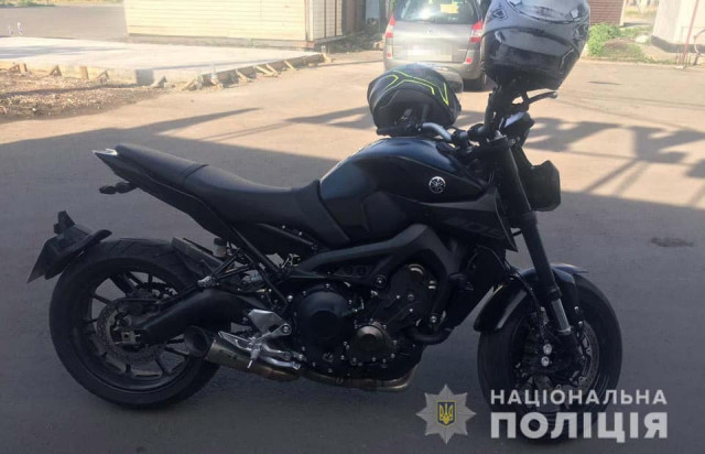 Криворожские полицейские обнаружили мотоцикл с поддельным номером