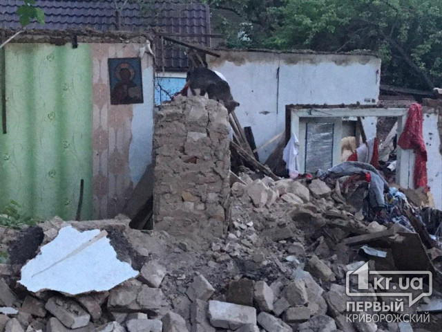 В Криворожском районе обнаружили труп пенсионерки под завалами после пожара