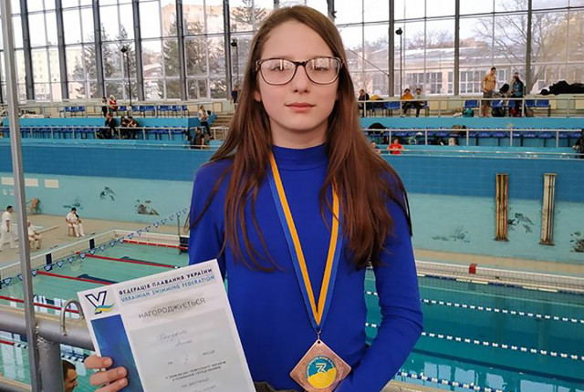 Криворожанка стала бронзовой призеркой чемпионата Украины по плаванию