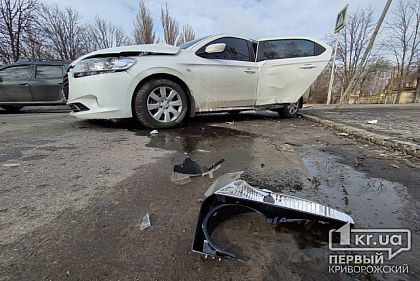 ДТП в Кривом Роге: пострадали двое взрослых и ребенок