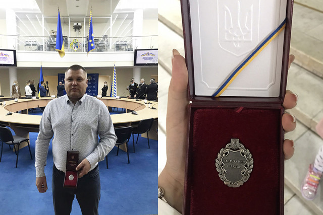 Криворожанину присвоили звание «Заслуженного шахтера Украины»