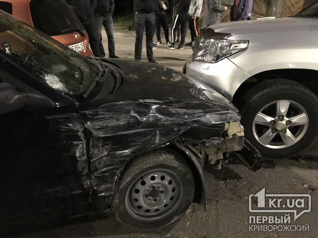 Три авто попали в ДТП на центральном проспекте Кривого Рога