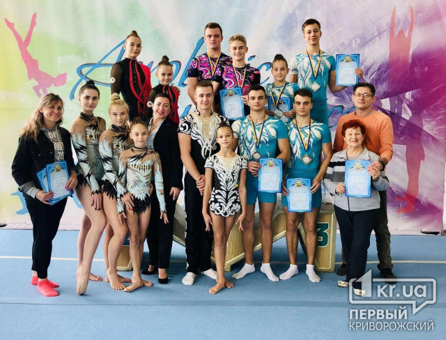 На Кубке Украине криворожские акробаты завоевали медали