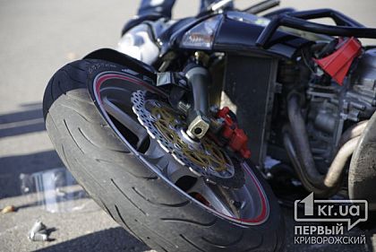 Мотоциклист пострадал в результате ДПТ в Кривом Роге