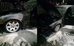 В Кривом Роге на ходу загорелся BMW