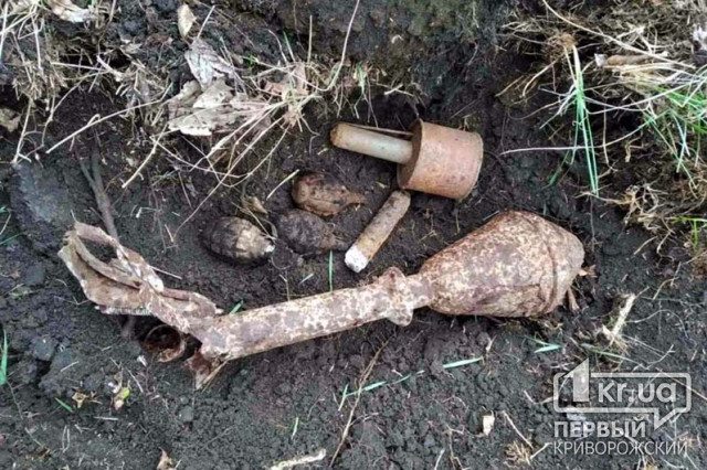В Софиевском районе обнаружили несколько гранат времен Второй Мировой войны
