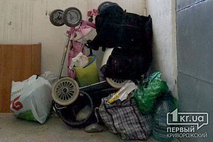 Антисанитария над головой: криворожане жалуются на соседку, которая устроила из подъезда свалку и держит в квартире 13 собак