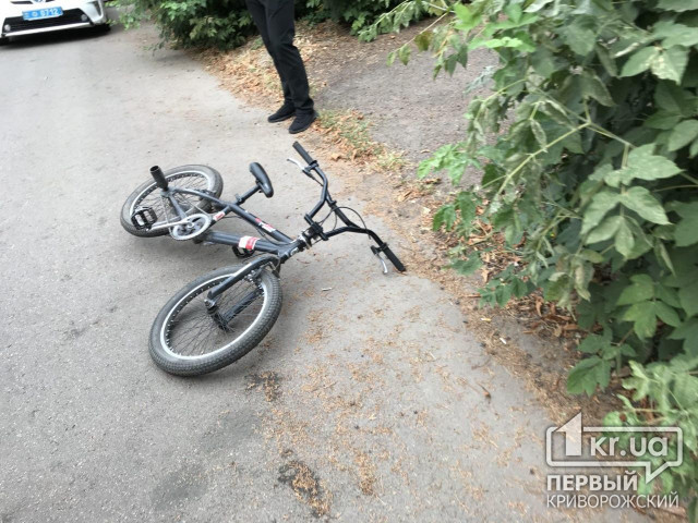 В Кривом Роге в результате ДТП пострадал велосипедист