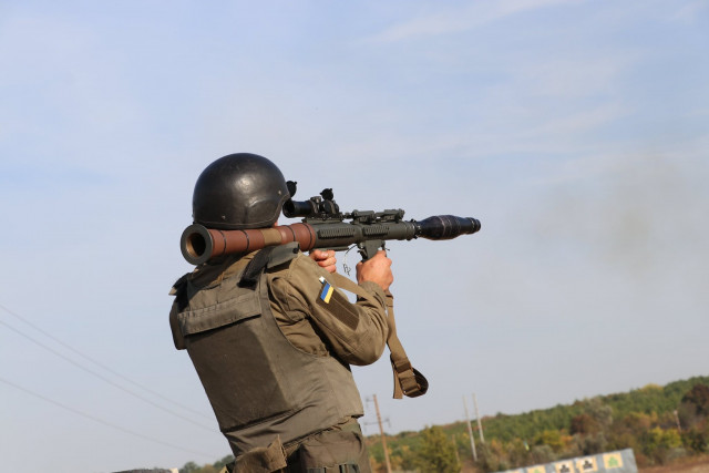 Криворожские гвардейцы проводили спецсборы военнослужащих с пулеметными и гранатометными расчетами