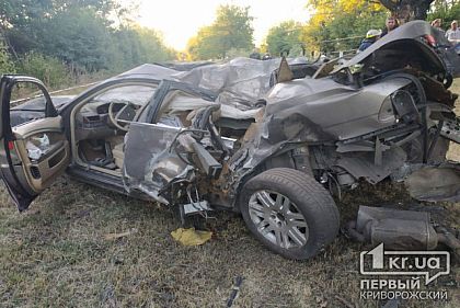 В Кривом Роге BMW врезалось в дерево, погиб человек