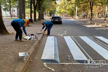 Новый 3D переход появился возле школы и детсада в Кривом Роге