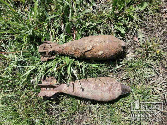 Криворожанин обнаружил минометные мины во время уборки территории возле дома