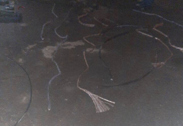 30 метров кабеля, ножницы и кусачки: в Кривом Роге задержали воров