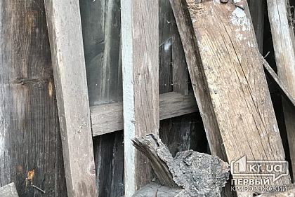 В Кривом Роге на территории частного  дома случился пожар