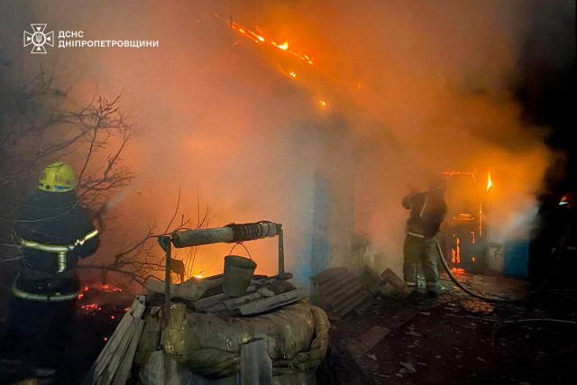 В Криворожском районе во время пожара погибла женщина