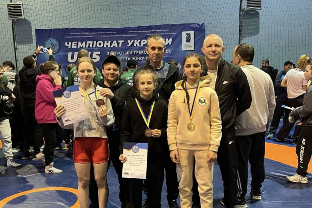 Криворожские спортсмены завоевали призовые места на чемпионате Украины по вольной борьбе