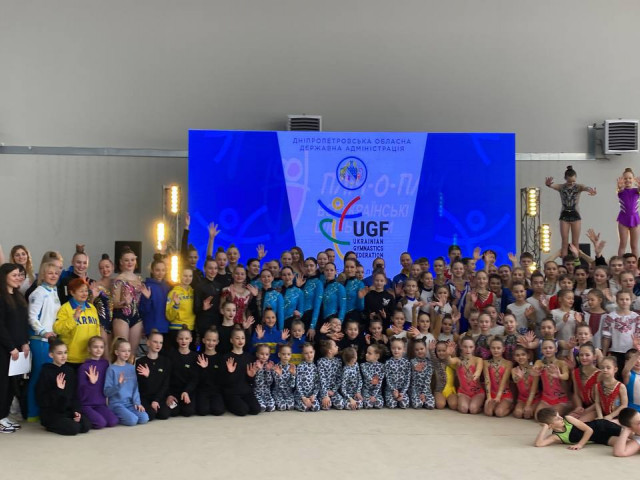 Криворожская команда приняла участие в фестивале гимнастических видов спорта