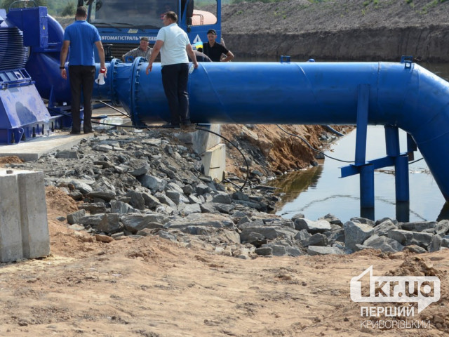 На Днепропетровщине состоялся пробный пуск воды по магистральному водопроводу