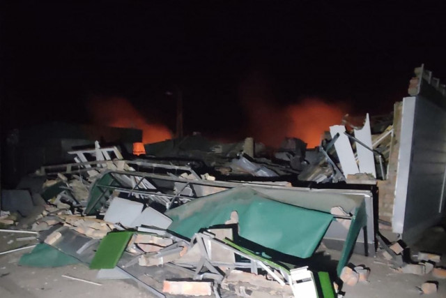 У Нікополі від удару «Шахеда» пошкоджено інфраструктурний об`єкт